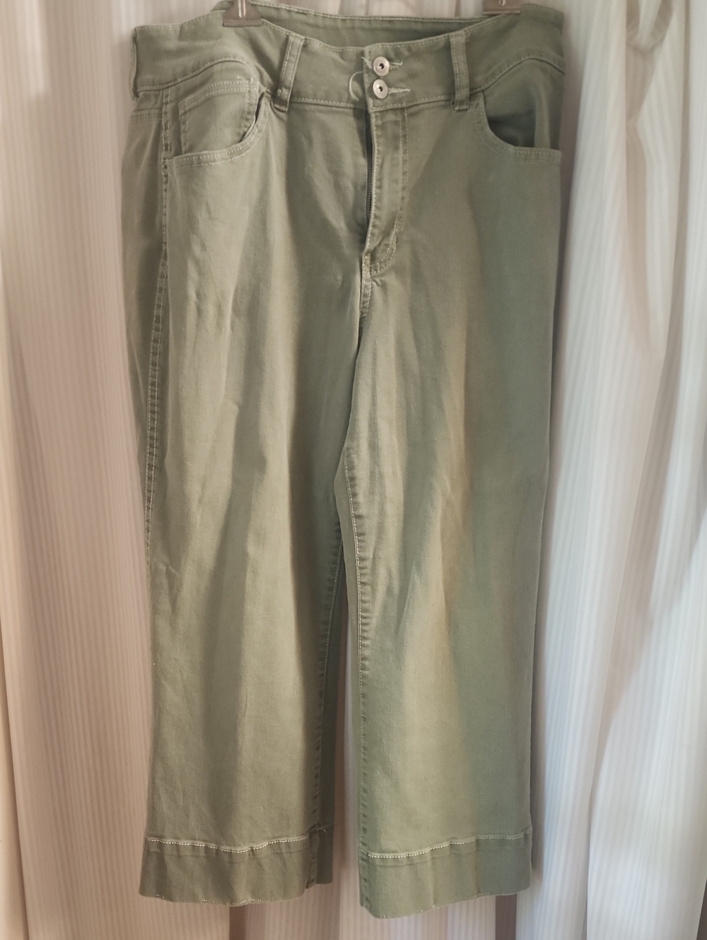 Time and Tru Olive Utility Pants